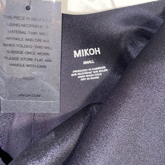 Mikoh Jaws Neoprene Halter one piece Swimsuit Sz S - Picture 15 of 16